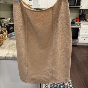 St.John wool blend skirt size 6 tan